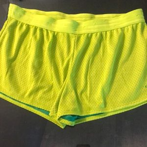 Athletic lime green shorts
